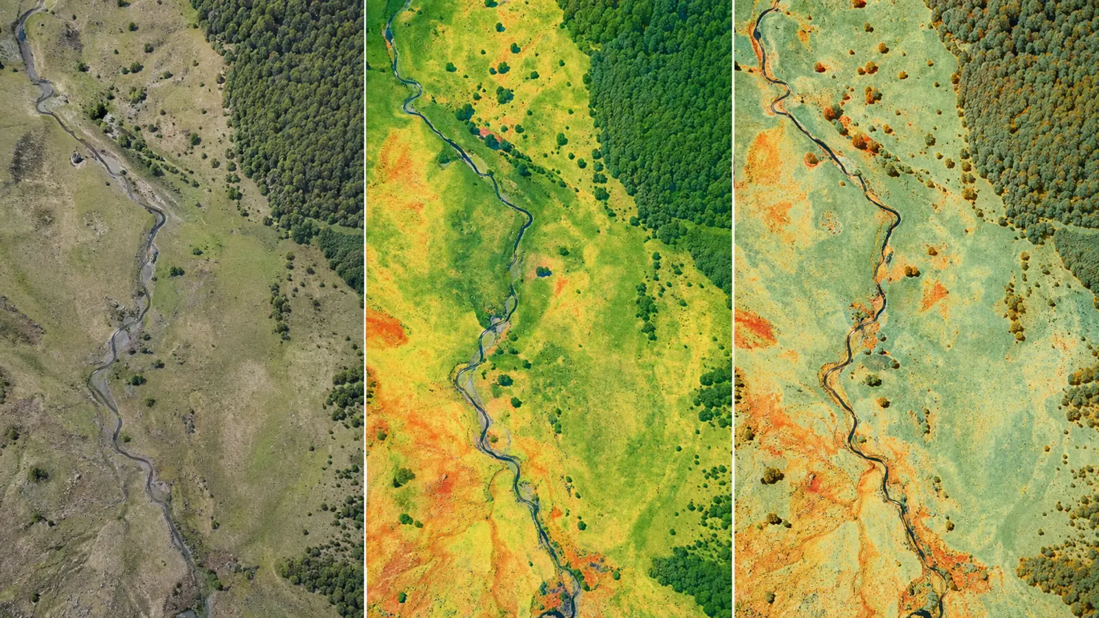 Comparación de imagen RGB e índices multiespectrales aplicada al análisis territorial